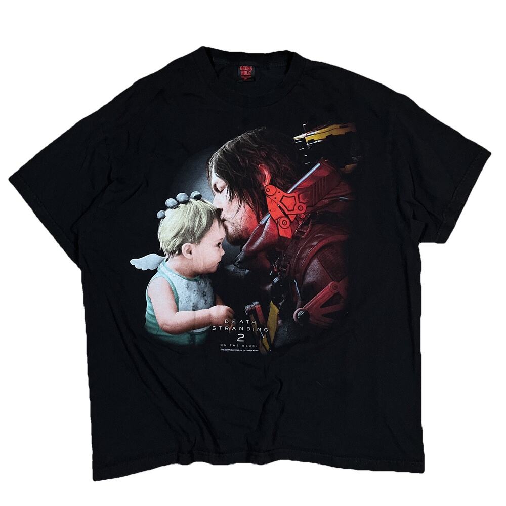 Death Stranding 2 T-Shirt XXL Geeks Rule Collab Sam & Lou Kojima Japan Limited